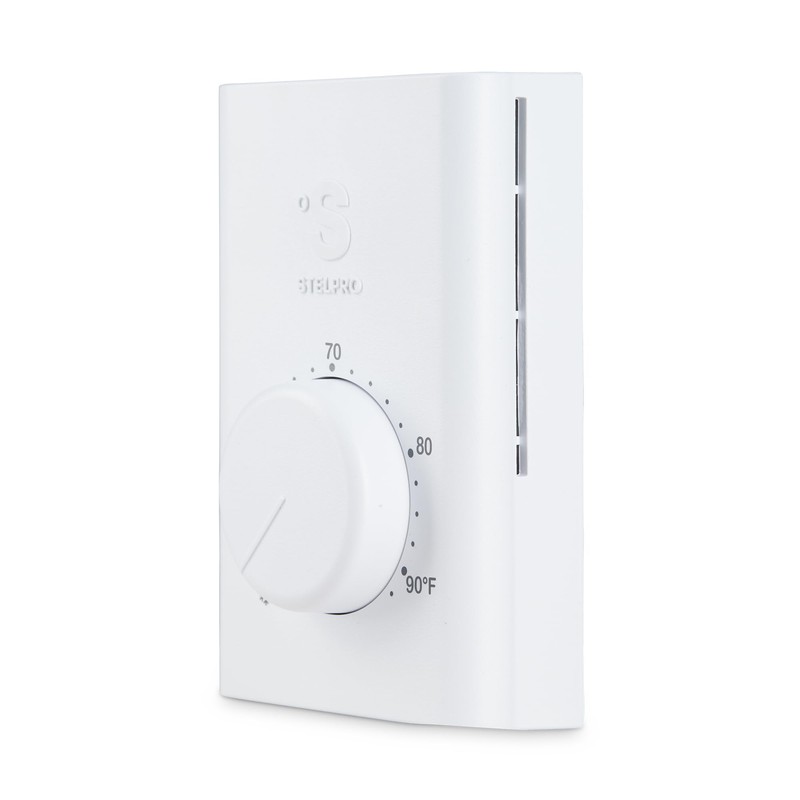 Stelpro Double-Pole Line Voltage Mechanical Wall Thermostat – 22A (120–277V),