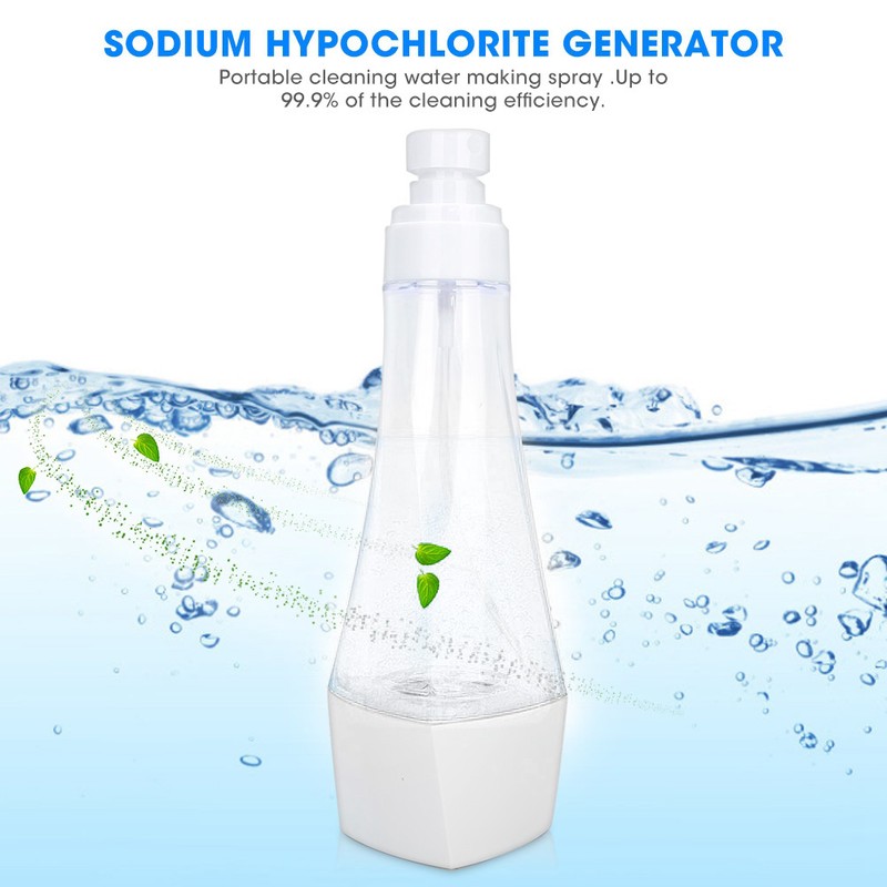 Sodium Hypochlorite Generator USB Charging Cleaning Water Making Machine Spray