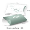 itenga Kissen Verpackung Gastgeschenk Geldgeschenk Fisch Taufe Kommunion Konfirmation Firmung
