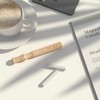 Wooden Aroma Inhaler with Essential Oil Flavored Cores - Scent: