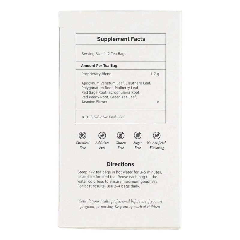 Health King Blood Pressure Herb Tea, Teabags, 20 Count Box