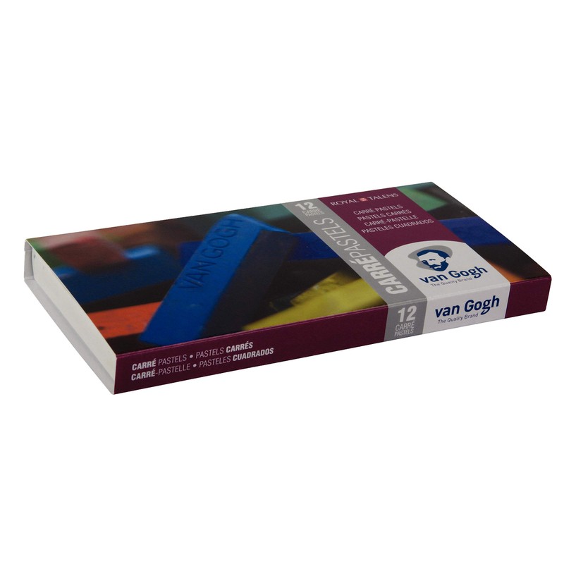 Van Gogh Carre Pastel, Square Full Stick, 12-Piece Set