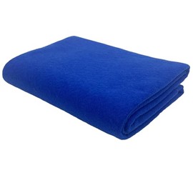 EDGEAM Craft Felt 100 x 90 cm Felt Fabric 1.4 mm Thick Felt for Crafts Polyester Felt Fabric for Handmade DIY Sewing Project Patchwork Decorations (Blue, 100 cm x 90 cm)