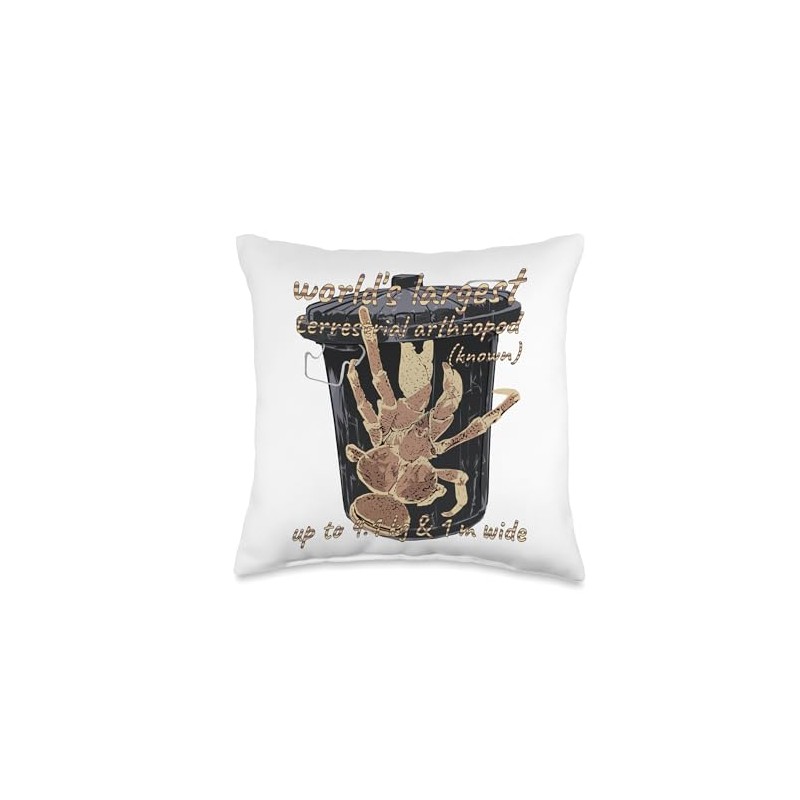 Coconut Crab Throw Pillow