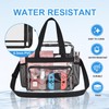 Busiuw Clear Bag for Stadium Events 12x12x6, Clear Tote Bag