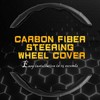 KEEPDSGN 15''Carbon Fiber Leather Car Steering Wheel Cover Non-Slip For