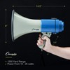 Champion Sports Megaphone with Siren, Wrist Strap, 1200 Yard Range