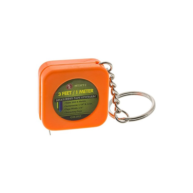SE - Measuring Tape - Metric/SAE, 3ft, Orange - MT3FT-J-O