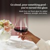 Libbey Signature Stratford Wine Glasses Set of 4, 24 oz