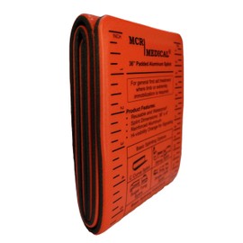 MCR Medical 36" Aluminium Reusable, Waterproof, Splint, Single