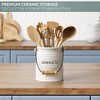 Barnyard Designs Ceramic Farmhouse Kitchen Utensil Holder for Countertop, Decorative