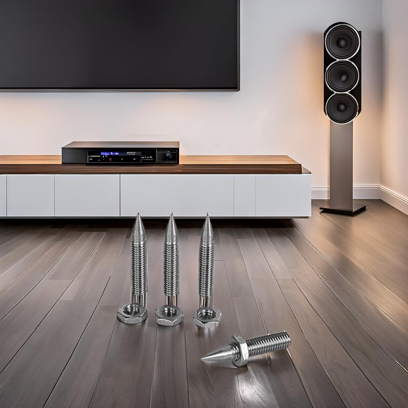 PrecisionGeek - M8 Stainless Steel Speaker Spikes L=45mm (incl. 4x