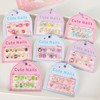 Girls' Character Half-Moon Nail Stickers (12 pcs) - Removable & Damage-Free Free Size/07 20ea