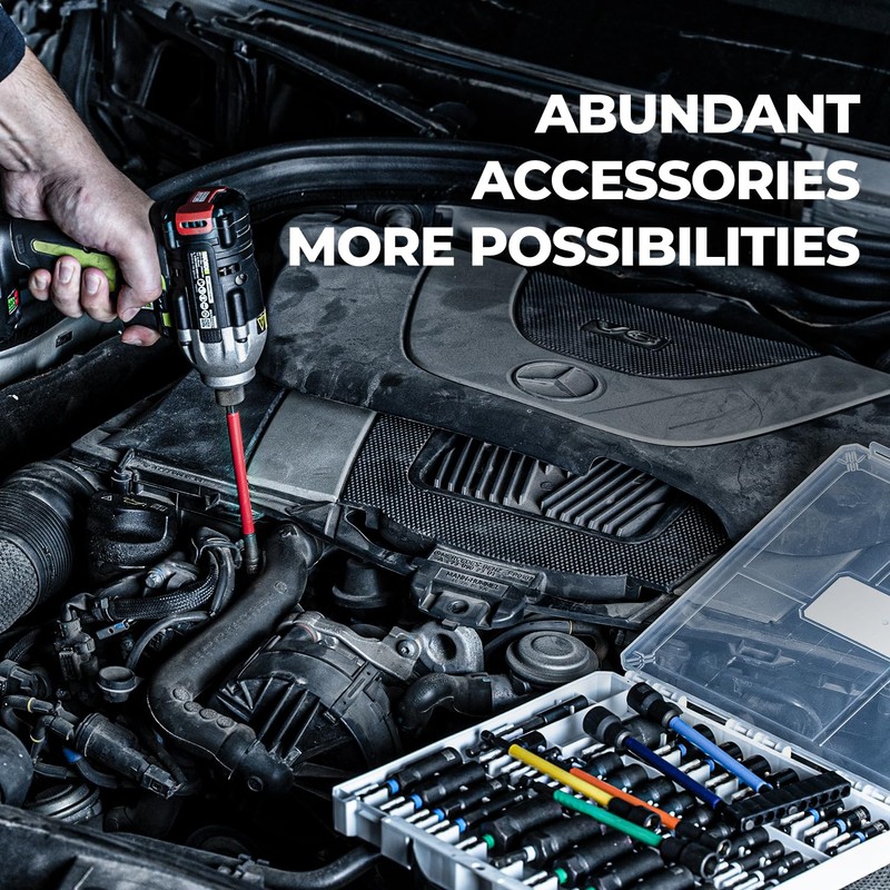 toolant 34 Piece SAE/Metric Nut Driver Set, Impact Driver Bit