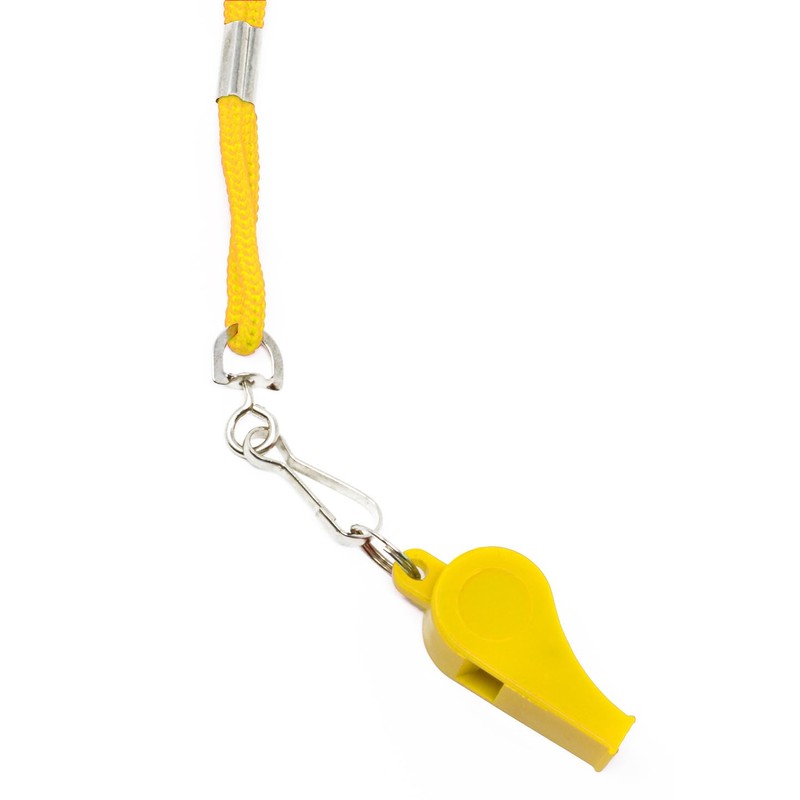 Adoretex Sport Guard Pea Coach Plastic Whistle with Lanyard (US,