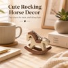 Cartoon Rocking Horse Figurine for Desk Decor – 3D Printed