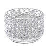 BTSKY Crystal 360 Degree Rotating Desk Organizer Decorative Storage Box