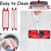 2 PCS Mop Head Replacement, Compatible Mops Pads Washable &