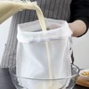 Nut Milk Bag, Straining Cloth, Reusable, Nylon Cheesecloth, Organic Washable