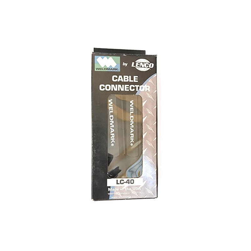LC40 Weldmark By Lenco Cable Connector Set (1 Male /