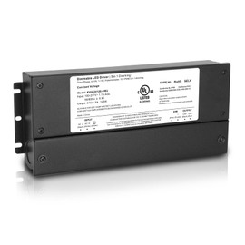 120W Dimmable LED Driver 24V, AC to DC Triac Dimmbale Transformer Power Supply, Dimming LED Driver, Replacement for lutron and leviton Dimmer, TRIAC/Phase/0-10V /1-10V/Potentiometer/10V PWM UL Listed