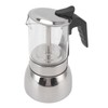 Glass Moka Pot Stainless Steel Heat Resistant Portable Classic Italian