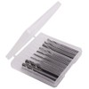 Gasea 12pcs 1/8" Shank Tungsten Carbide End Mill Cutter Bits