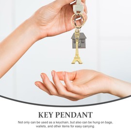 Gatuida 12pcs Mini Keychain Mini Eiffel Tower Key Holder Souvenirs Supplies Hangers in Bulk for Women Bulk Girl Cute Keychains Red Purse Party Bag Vintage Women's