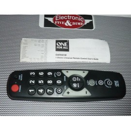 ONE-FOR-ALL OARH01B 1-Device Universal Remote Control