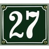 Buddel Bini Wetterfestes Emaille Hausnummernschild 27 12 x 14 cm,