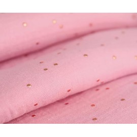 Lovely Hippo House Bed Canopy, Children's Bed with Canopy, 100% Cotton, House Bed Decoration (Model 2, Powder Pink/Gold)