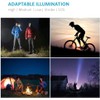 4 Pack Tactical Flashlights, 2000 Lumens LED Flashlight with Zoomable,Waterproof,