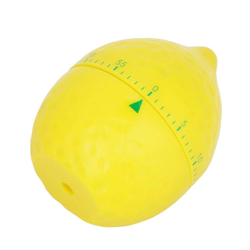 Lemon Mechanical Kitchen Timer, Cute Lemon Timer for Kids, Wind