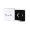 ScienceFox Serotonin Molecule Earrings - 925 Sterling Silver - Finished