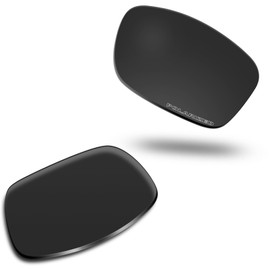 SOLODAD Replacement Lenses for Oakley Fives Squared OO9238 Sunglasses Polarized-Carbon Black