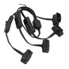 OBDII Flat Noodle Cable 16 Pin 1 in 3 Splitter