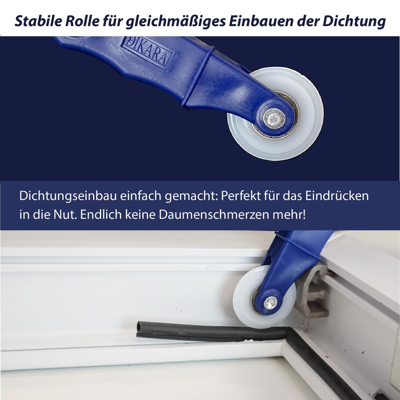 Seal Roller for Window Seal, Door Seal 2-in-1 Seal Tool