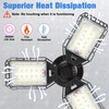 Aoretic LED Garage Lights Bulb 4 Pack -80W, 8000LM 6500K