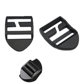 ArrErr 2 Pack Backpack Ladder Slider Buckle Replacement Metal 1 inch Laptop Backpack Straps Adjustable Lock Buckles Clips Adjuster Ladderlock for Camping Hiking Backpack Travel Backpack Assault Pack