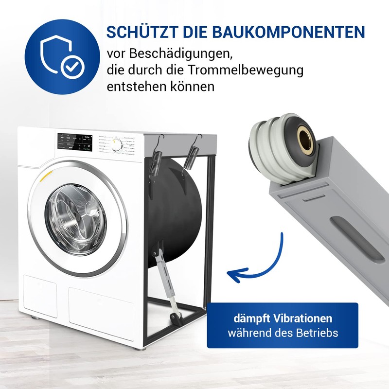 VIOKS 2 x Shock Absorbers Washing Machine Replacement for Bosch