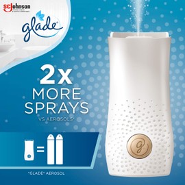 Glade Touch & Fresh Air Freshener Refill, Touch Activated Odour Eliminator for Bathroom & Home, Clean Linen, 10ml