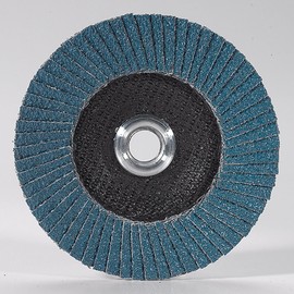 Mercer Industries 272H036 Zirconia Flap Disc, Type 27, 4 1/2" x 5/8" 11 Thread, Grit 36, 10 Pack