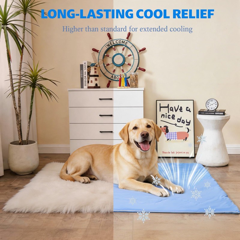Cooling Blanket for Dogs, Dog Blankets for Large Dogs, Q-MAX