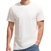 VEIISAR Men's Midweight Crew Neck T-Shirt - 210GSM Soft Cotton