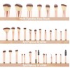 67pcs Brochas Maquillaje Profesional Esponjas Neceseres Rosa