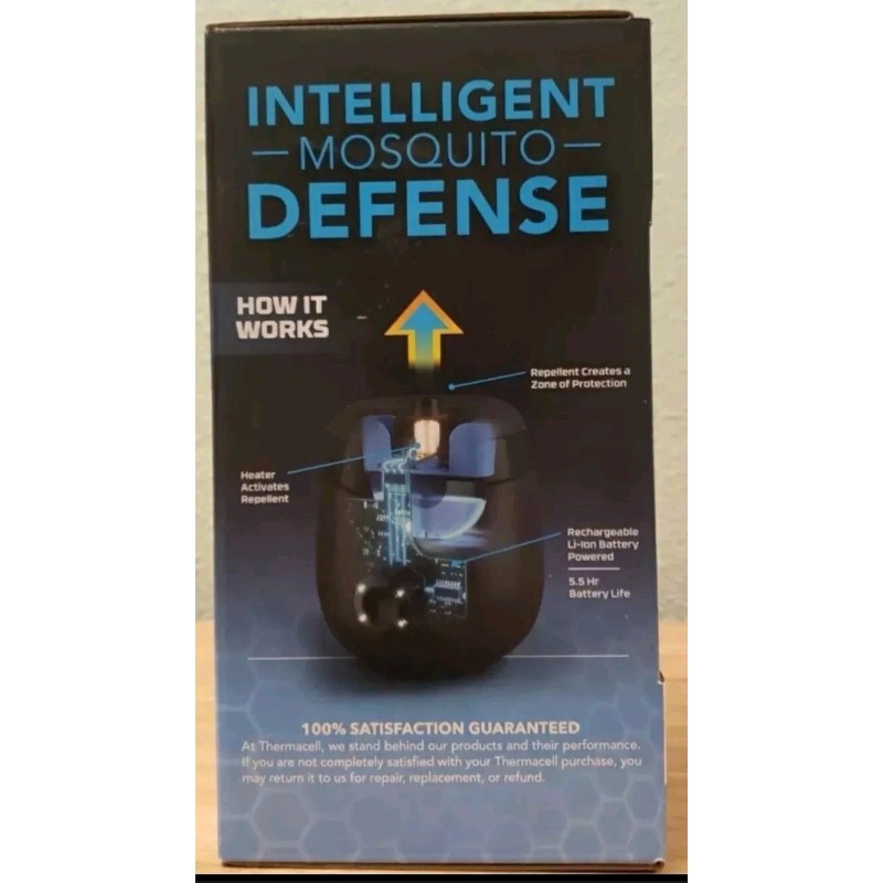 Thermacell Rechargeable Mosquito Repellent in NAVY 20 FT Zone Deet