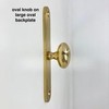 Solid Polished Brass Cabinet Knobs and Handles, I00% Brass (38mm
