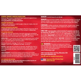 General Finishes Oil Based Penetrating Wood Stain, 1/2 Pint, Mahogany