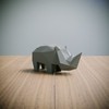 Yona DIY, Small Rhino Papercraft Kit, Small Rhino Paper Model,