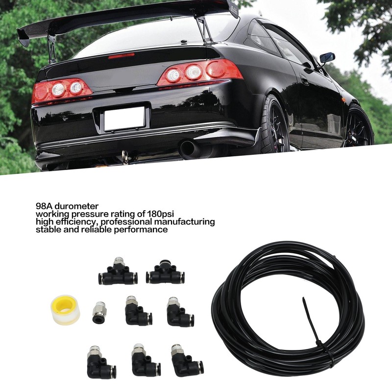 Turbo Vacuum Fitting Kit Turbocharged Wastegate Solenoid Connector Set for